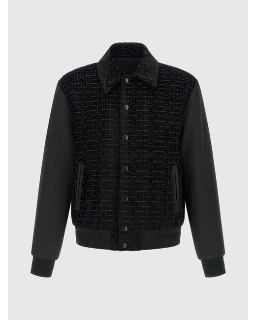 Bomber di Balmain in Black da Uomo