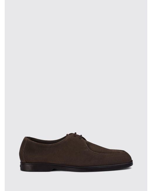 Doucal's White Brogue Shoes for men