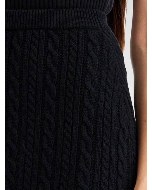Alessandra Rich Black Skirt