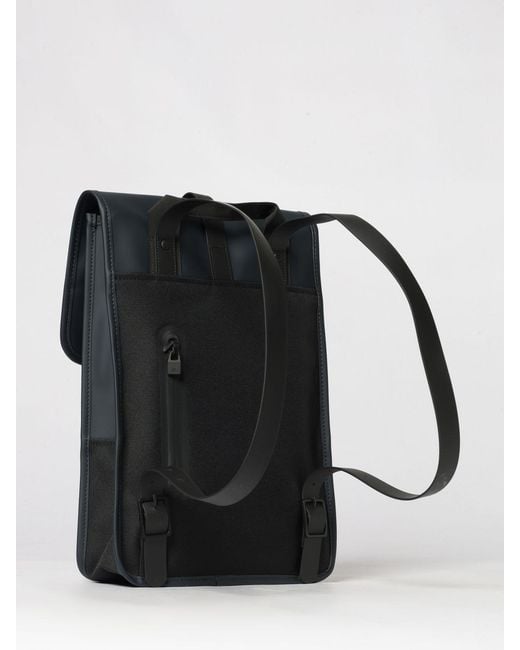 Rains Black Backpack for men