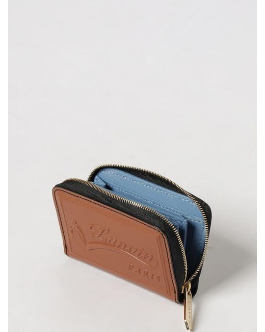 Lanvin Brown Geldbörse Damen