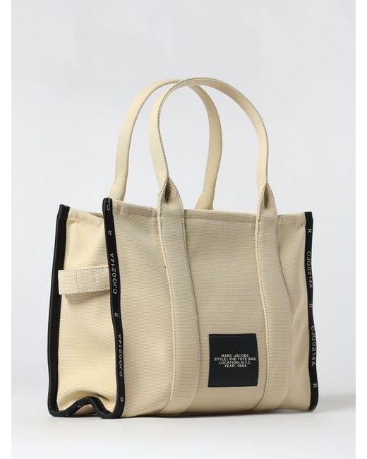 Marc Jacobs Natural The Tote Bag Large Canvas Bag