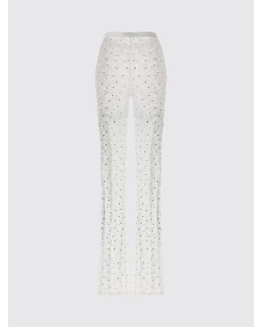Alessandra Rich White Trousers