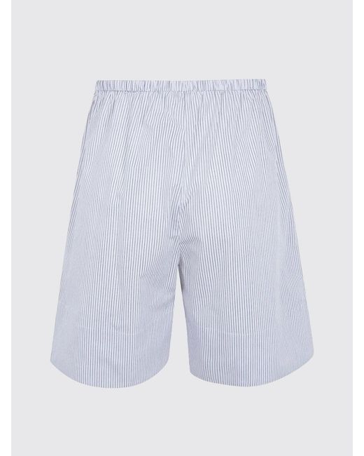 By Malene Birger Blue Striped Cotton Shorts