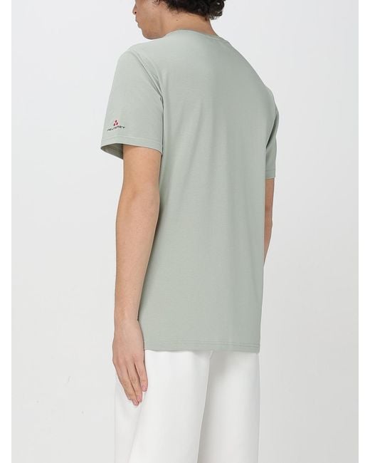 Peuterey Green Basic Cotton Blend T-Shirt for men
