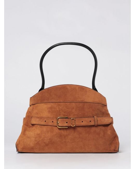 Marc Jacobs Brown The Dakota Suede Satchel Bag