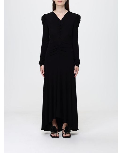 Isabel Marant Black Havena Viscose Dress