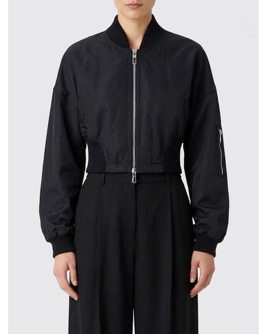 Sportmax Black Avenue Nylon Bomber Jacket