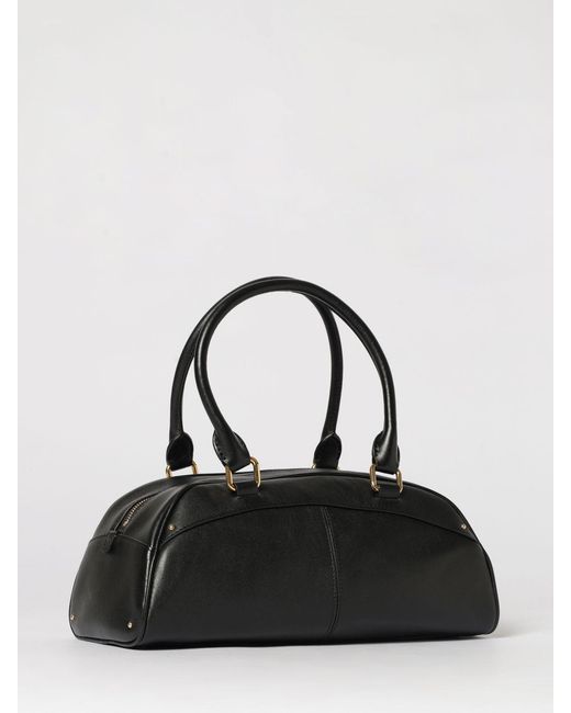 Chloé Black Chlo&Eacute Leather Bowling Bag