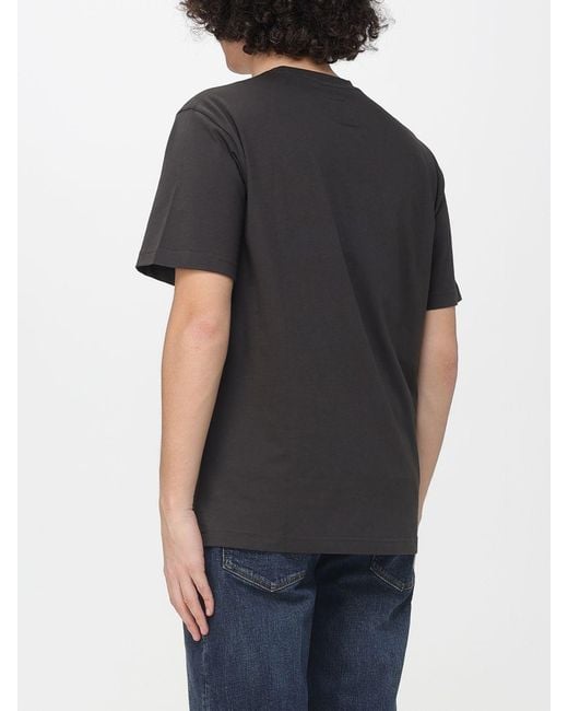 Emporio Armani Gray Printed Cotton T-Shirt for men