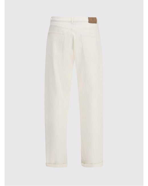 Brunello Cucinelli Natural Slim Fit Denim Jeans for men