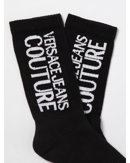 Versace Jeans Couture Black Socks