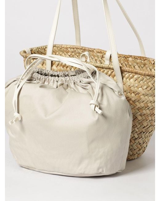 Coccinelle Natural C-Me Summer Braided Raffia Bag