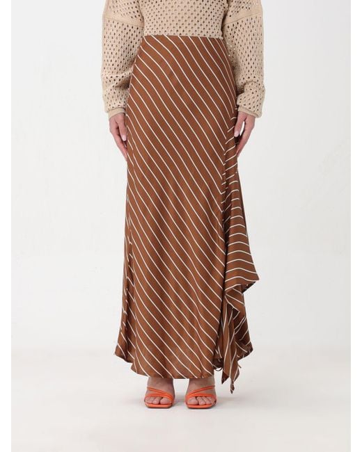 Semicouture Brown Skirt