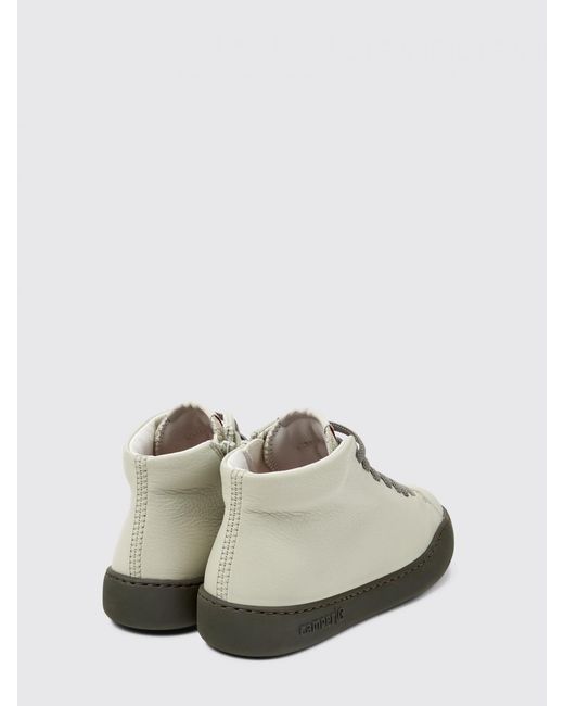 Camper White Peu Touring Leather Sneakers