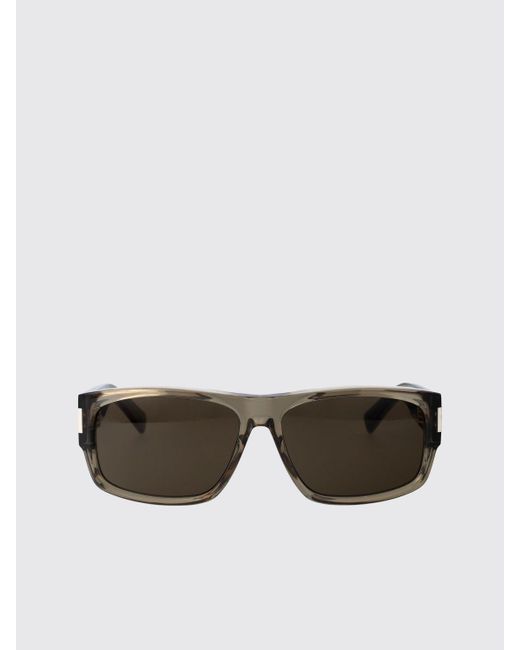 Occhiali Da Sole Uomo di Saint Laurent in Brown da Uomo