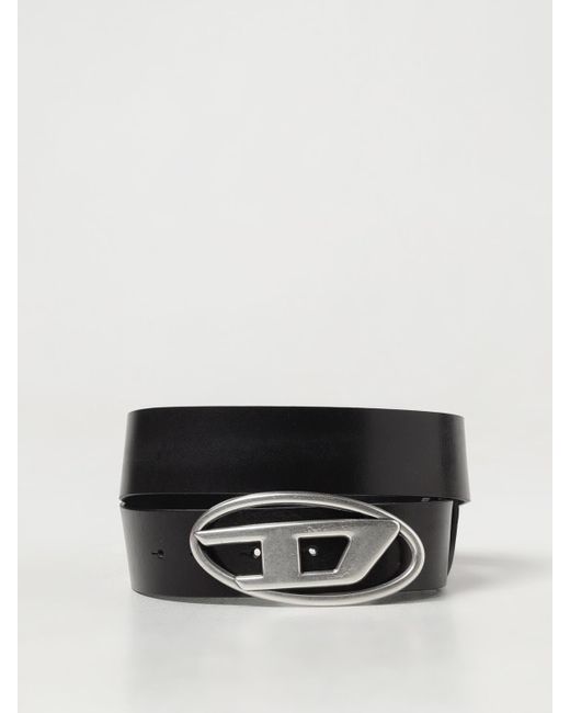 DIESEL Ledergürtel in Black für Herren