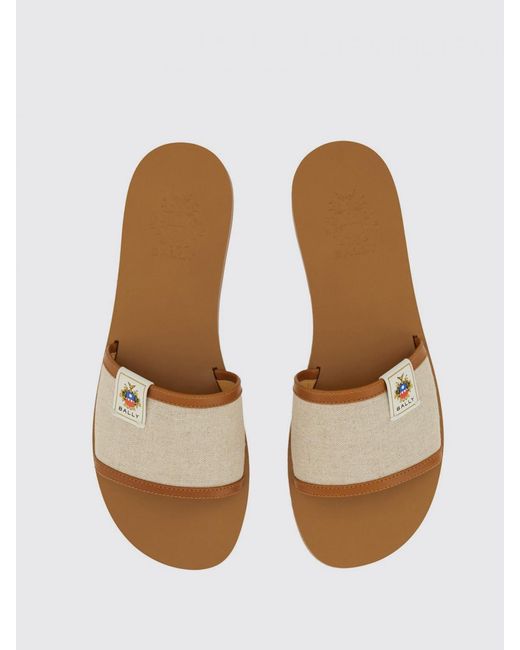 Bally White Flat Shoes