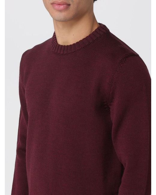 Sudadera Hombre Zanone de hombre de color Purple