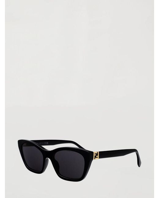 Fendi Black Ff Squared Sunglasses