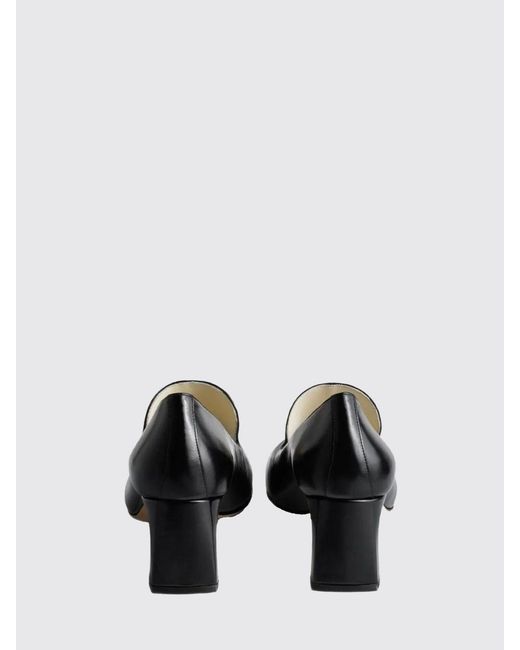 Phoebe Philo Black Club Loafer Leather Pumps