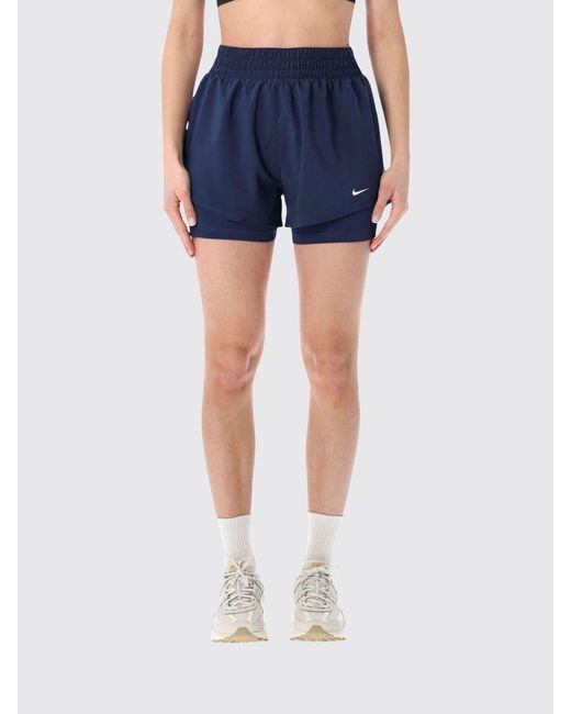 Nike Blue Technical Fabric Shorts