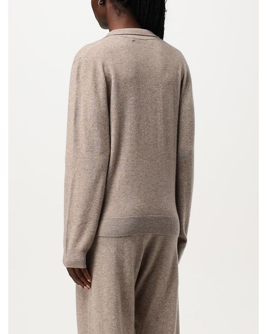 Karl Lagerfeld Natural Cashmere Vneck Knit Sweater