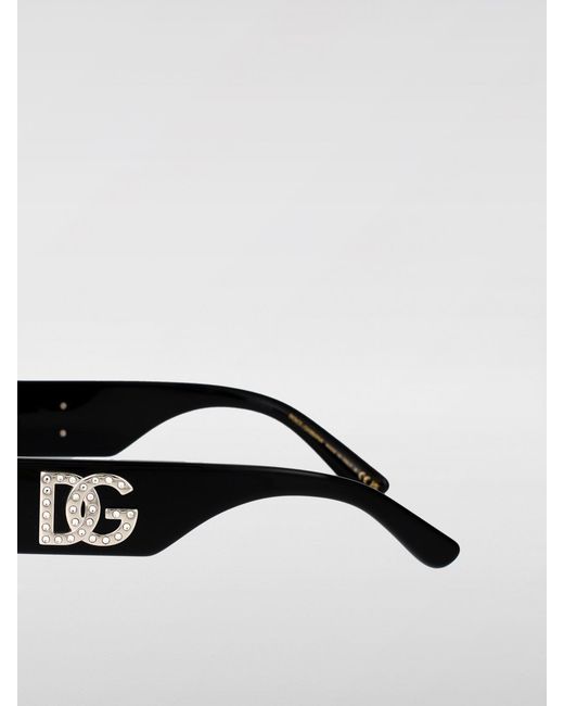Dolce & Gabbana Black Dolce &Amp Gabbana 0Dg4447B Acetate Sunglasses With Rhinestones