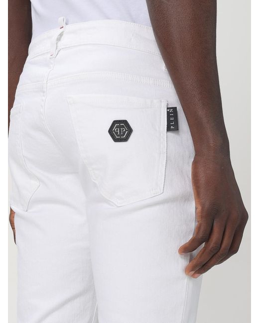 Philipp Plein White Jeans for men