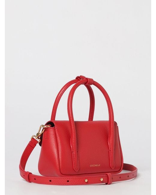 Coccinelle Mini Hammered Leather Bag