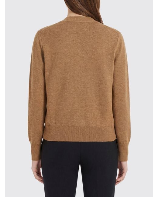 Isabel Marant Natural Karina Logo Cotton Blend V-Neck Cardigan