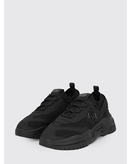 Philipp Plein Black Low-Top Sneakers for men