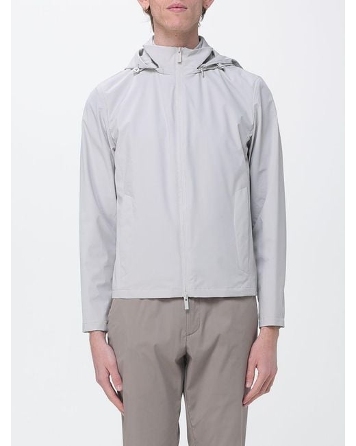 Heskimo Gray Nylon Windbreaker for men