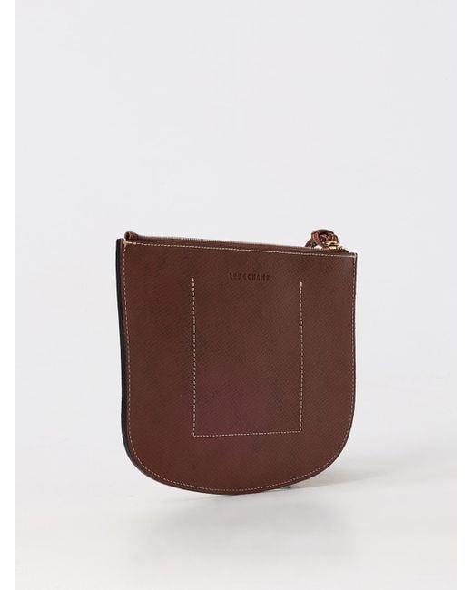 Longchamp Brown Schultertasche Damen