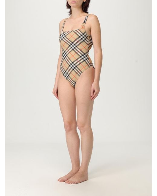 Maillot De Bain Femme Burberry en coloris Natural