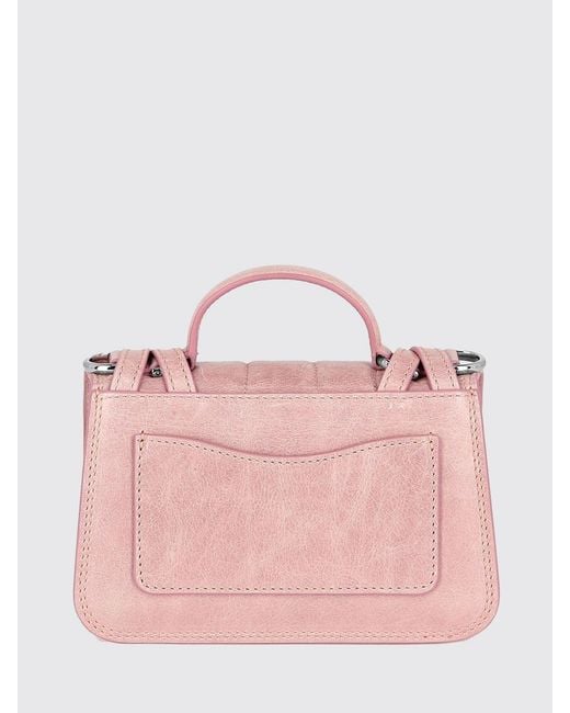 Philipp Plein Pink Ledertasche