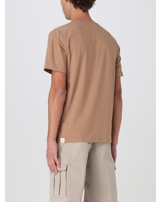 T-Shirt Basic di Peuterey in Natural da Uomo