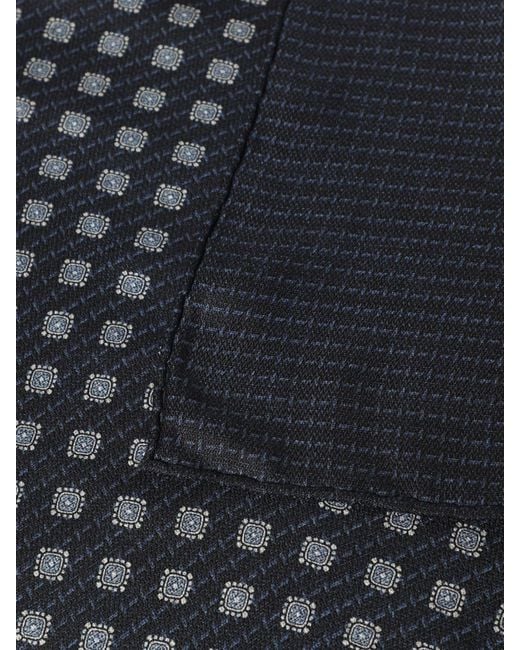 Brunello Cucinelli Black Pocket Square for men