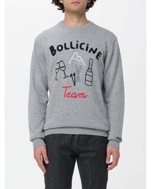 Mc2 Saint Barth Gray Sweater for men