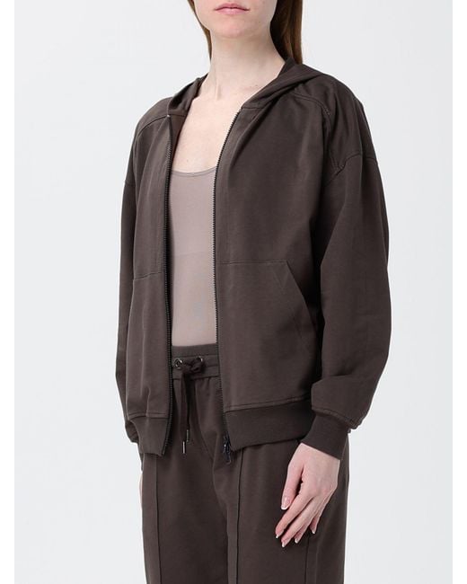 Brunello Cucinelli Gray Light Cotton Hoodie