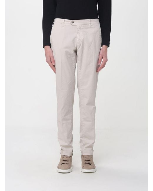 Mason's Multicolor Cotton Stretch Chino Trousers for men