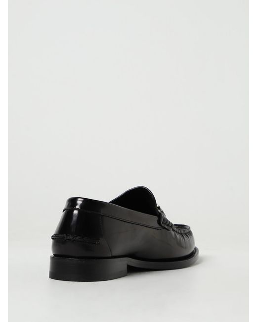 Versace Black Flat Shoes for men