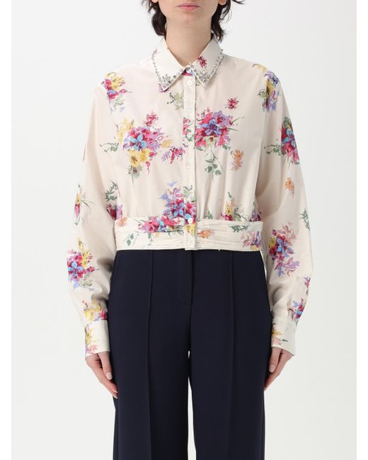 Camicia Cropped di Liu Jo in White