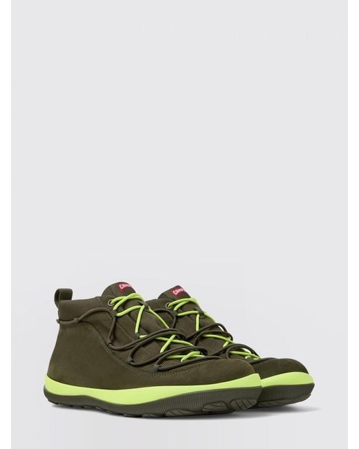 Camper Green Peu Pista Gm Gore-Tex And Nubuck Sneakers for men