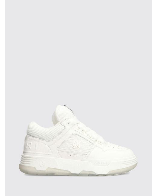 Amiri White Ma-1 Leather And Mesh Sneakers for men