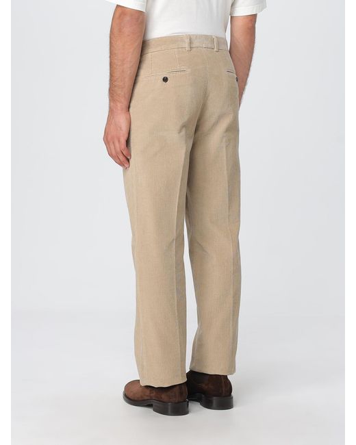Dolce & Gabbana Natural Dolce &Amp Gabbana Straight Corduroy Trousers for men