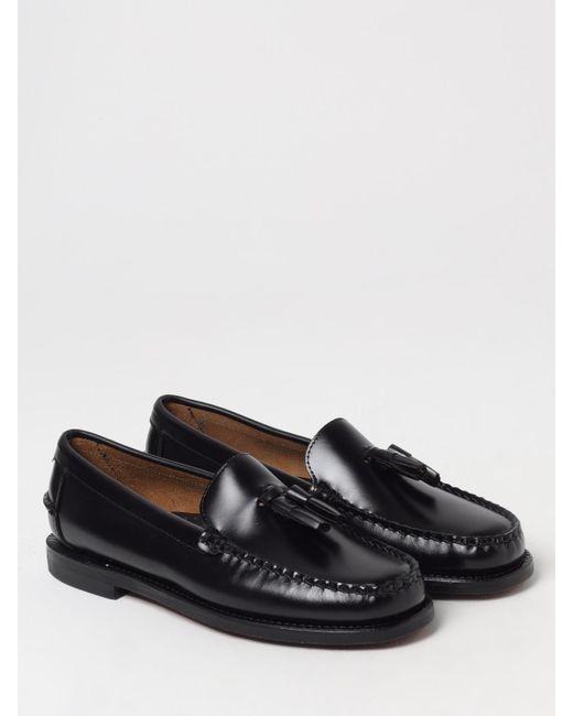 Sebago Black Classic Will Leather Loafers With Tassels