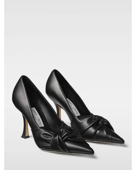 Jimmy Choo Black Pumps Hedera In Nappa Leather With Knot