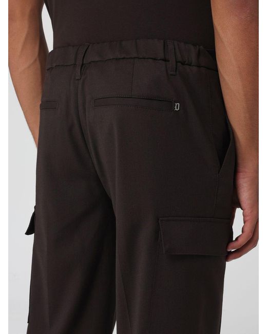 Dondup Black Pants for men