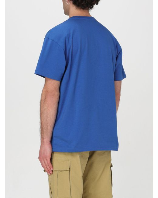 T-shirt in cotone di Carhartt in Blue da Uomo